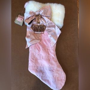 Original Juicy Couture Pink Stocking w/ Tags